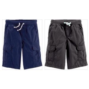 Two NWT‎ Carter’s Boys Pull Cargo Shorts